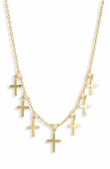 Electric Picks Heaven Sent Cross Charm Necklace