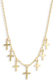 Electric Picks Heaven Sent Cross Charm Necklace