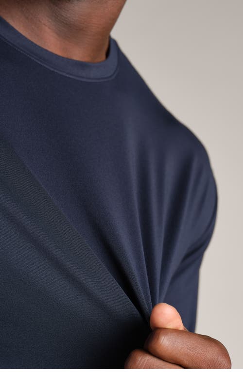 Rhone Base Training Relaxed Performance T-shirt In Blue
