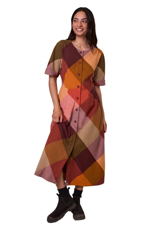 Bias Cut Midi Dress