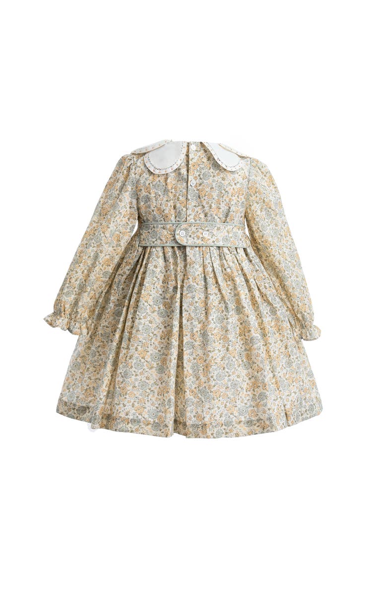 Tulleen Floral Smocked Dress, Alternate, color, Cream