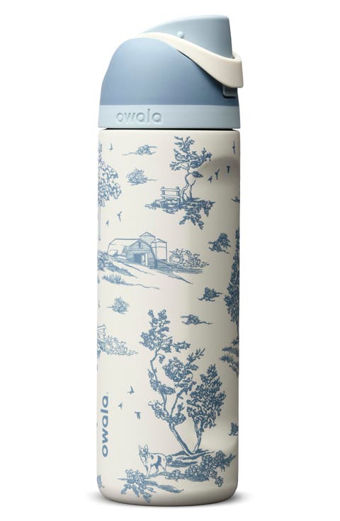 24oz. FreeSip Stainless Steel Water Bottle