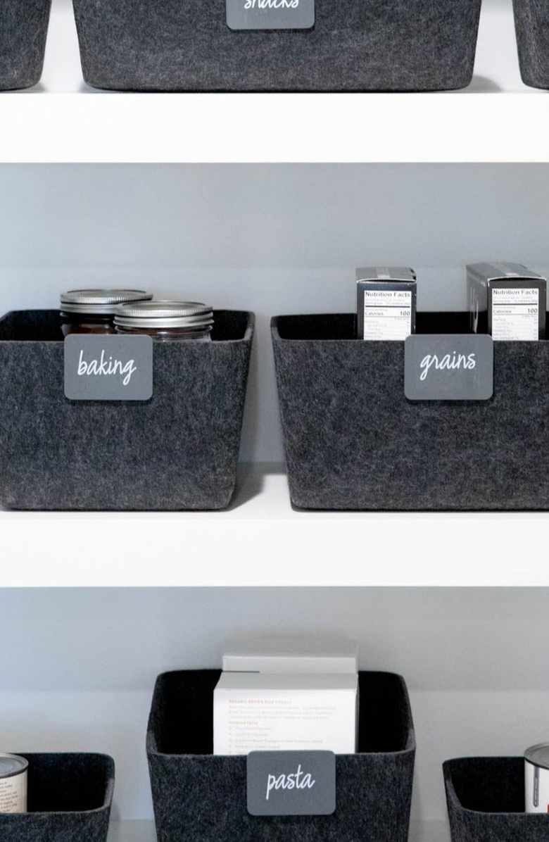 SortJoy The Sculpted Bin - Wide, Alternate, color, Carbon