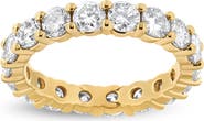 Haus of Brilliance 14K Yellow Gold 3.00 Cttw Shared Prong Set Round Cut Diamond Eternity Band