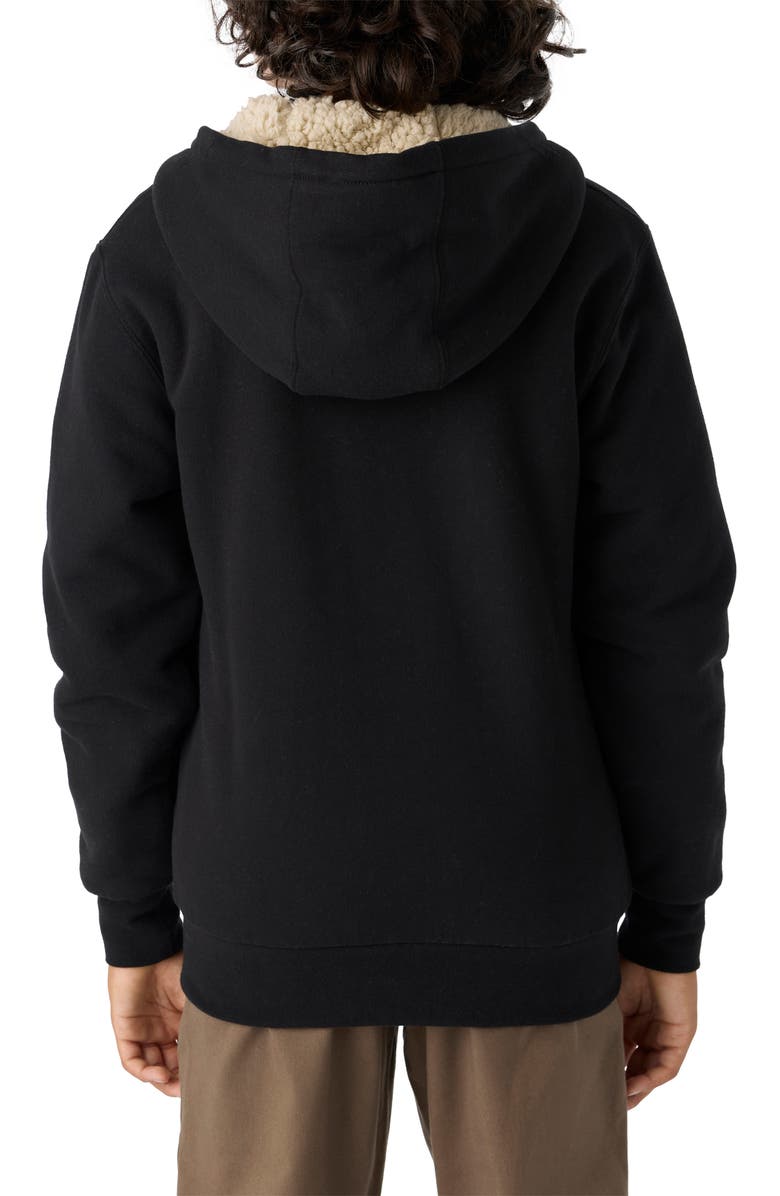 O'Neill Kids' Fifty Two High Pile Fleece Lined Zip Hoodie, Alternate, color, 