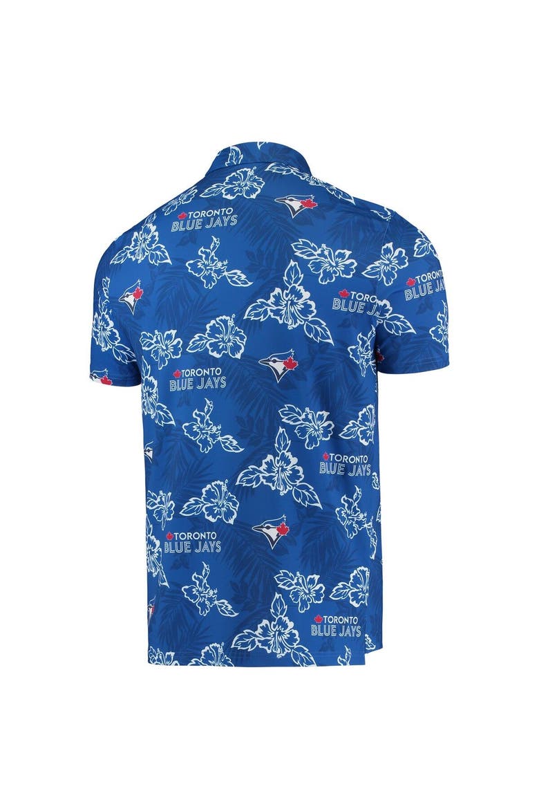 Men's Reyn Spooner Royal Toronto Blue Jays Performance Polo, Alternate, color, Royal