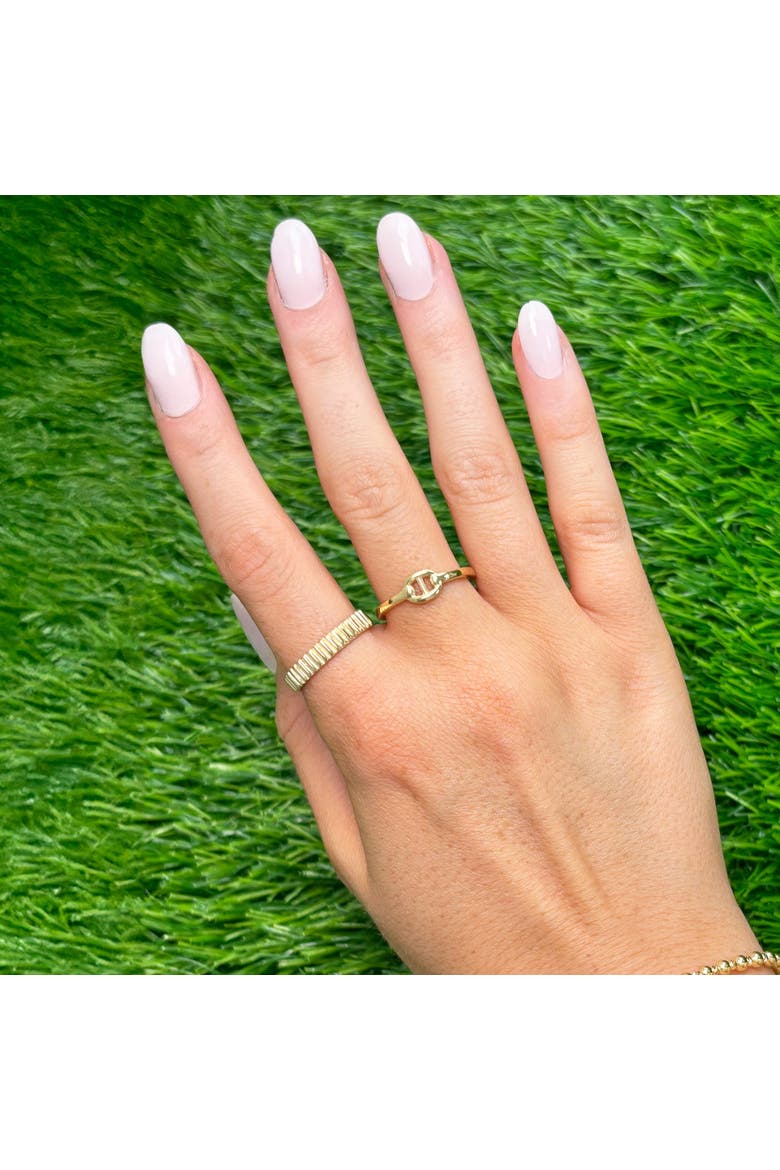 Gold Ribbed Ring, Alternate, color, Yellow Gold