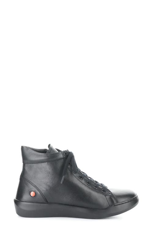 Softinos By Fly London Beji High Top Sneaker In Black