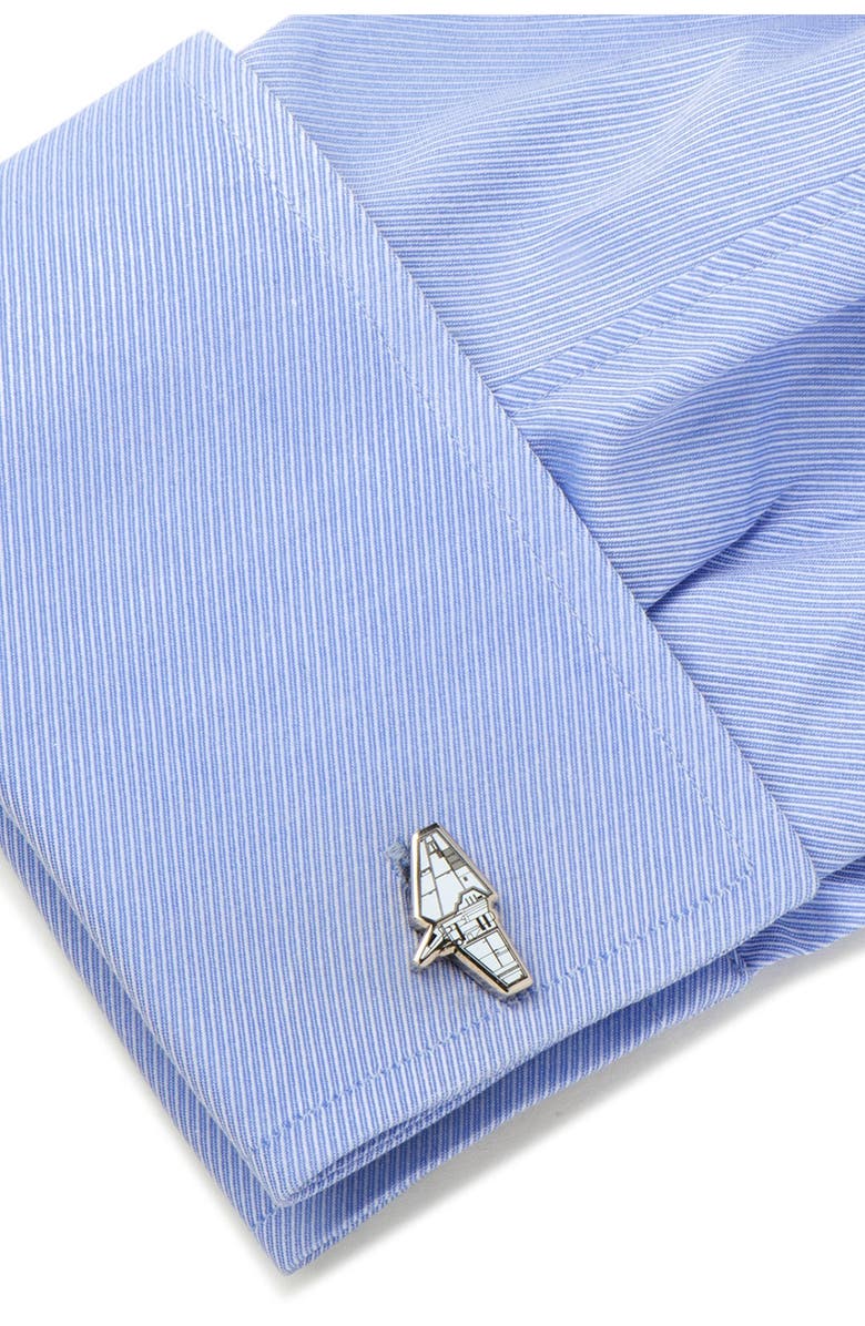 Cufflinks, Inc. Imperial Shuttle Blueprint Cuff Links, Alternate, color,