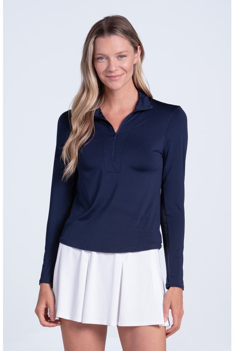 Free Play Zip Long Sleeve, Main, color, Midnight