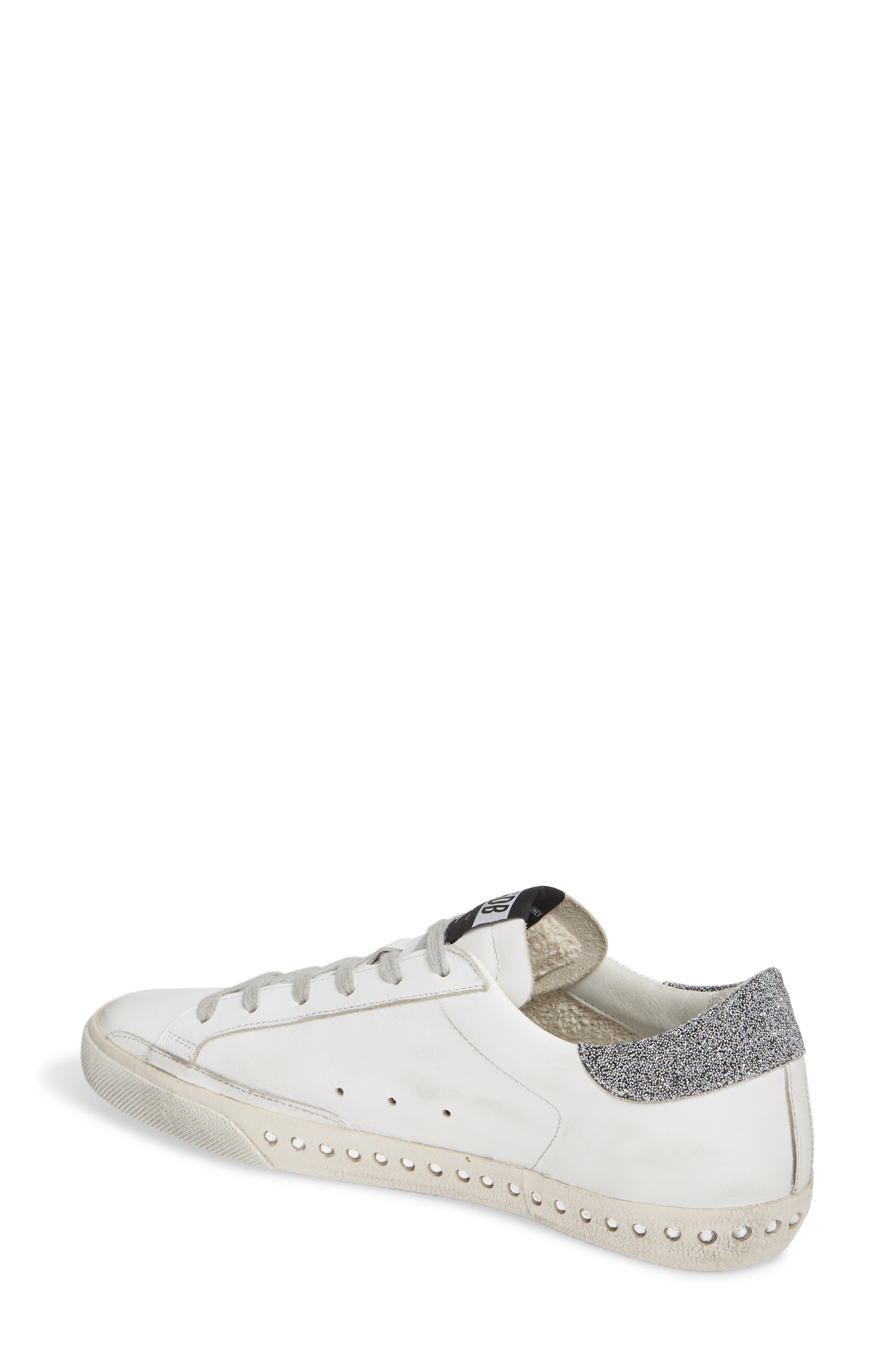 Golden Goose Superstar Crystal Embellished Sneaker, Alternate, color, 