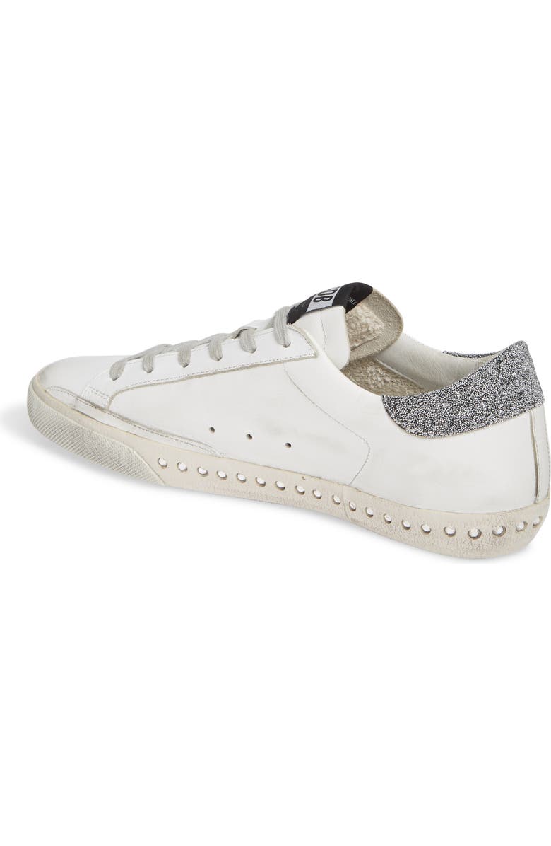 Golden Goose Superstar Crystal Embellished Sneaker, Alternate, color,