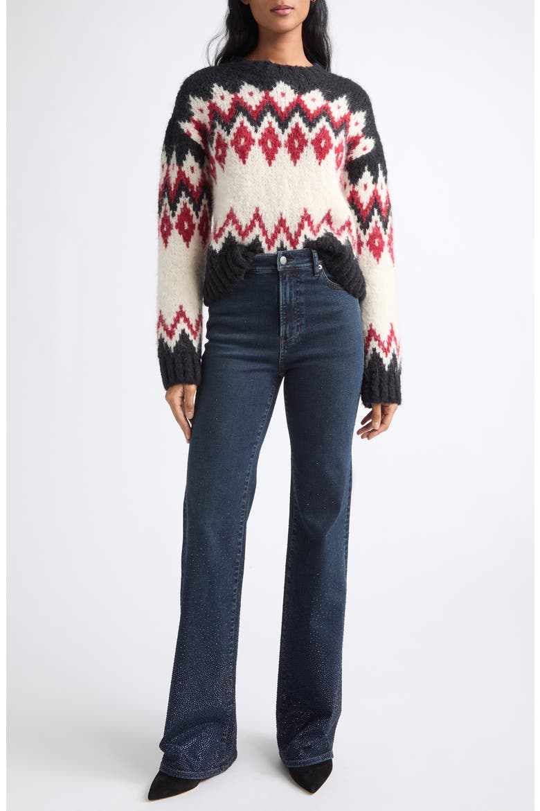 Jessalyn Fair Isle Sweater, Alternate, color, DOVE MULTI