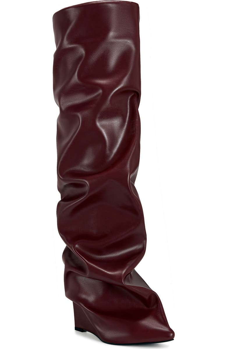 AZALEA WANG Teuila Over the Knee Slouch Boot, Main, color,