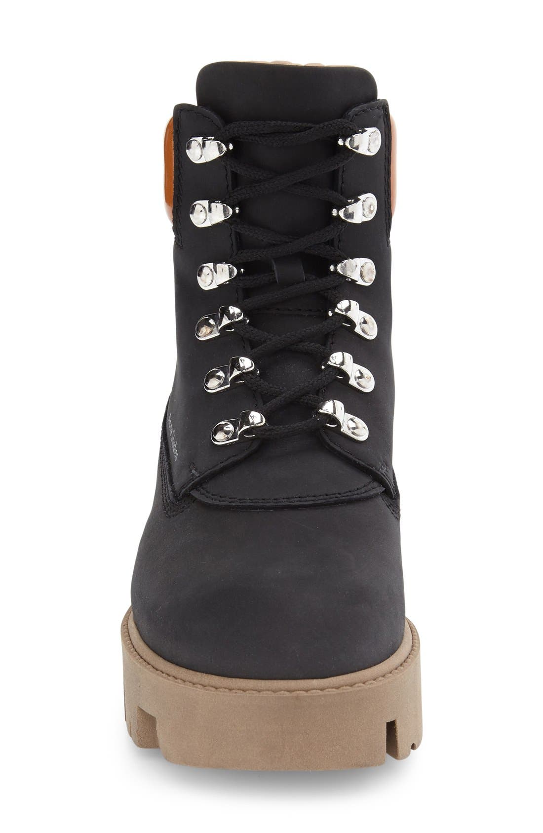 Telda Hiker Boot, Alternate, color, BLACK/ BEIGE
