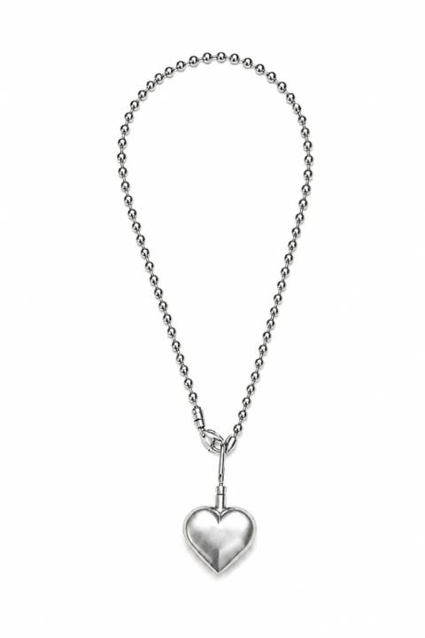 Puffed Heart Necklace