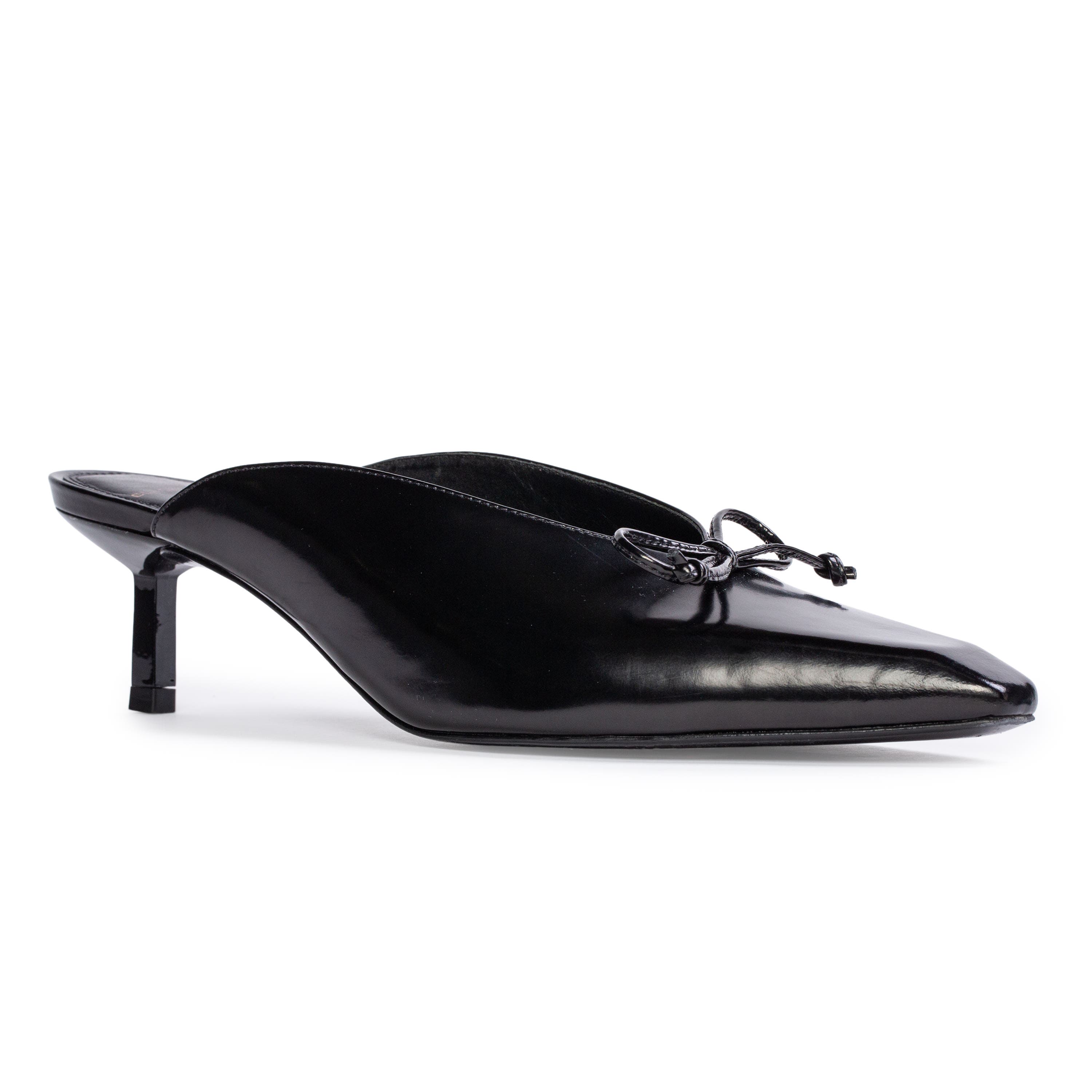 Vie 50 Mule, Alternate, color, Black Leather