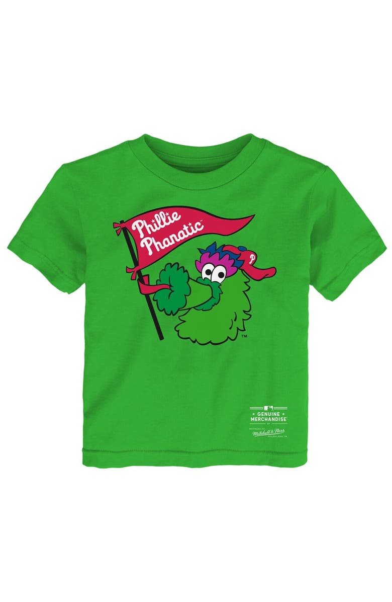 Outerstuff Toddler Outerstuff Green Philadelphia Phillies Phanatic For Kids T-Shirt, Alternate, color, 