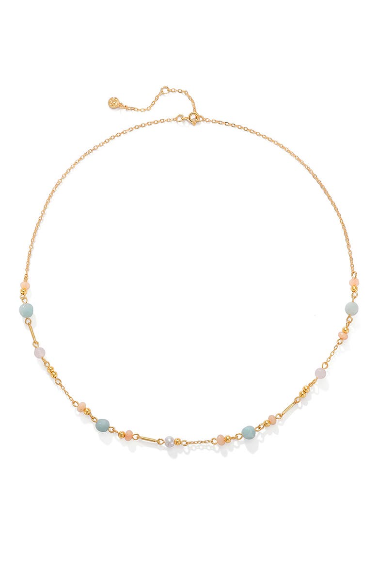 Soft Dawn Necklace, Main, color, GOLD