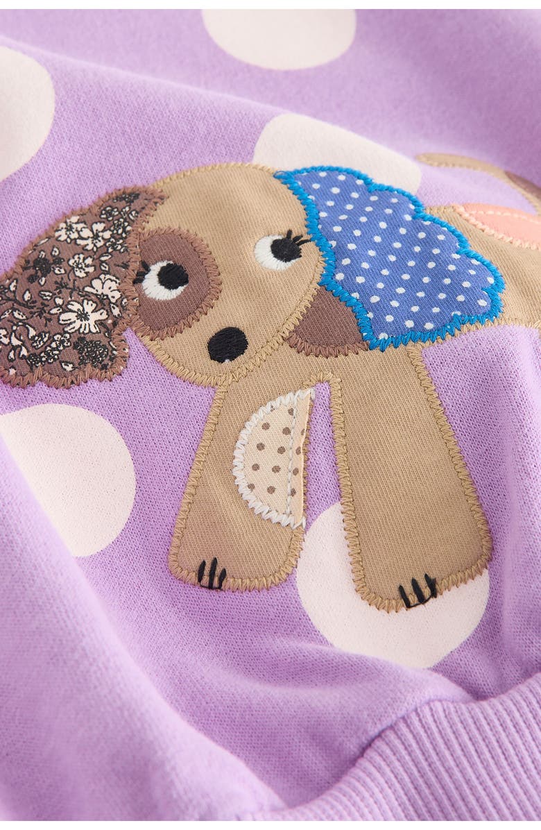 NEXT Kids' Dog Sweatshirt & Leggings Set, Alternate, color, Purple