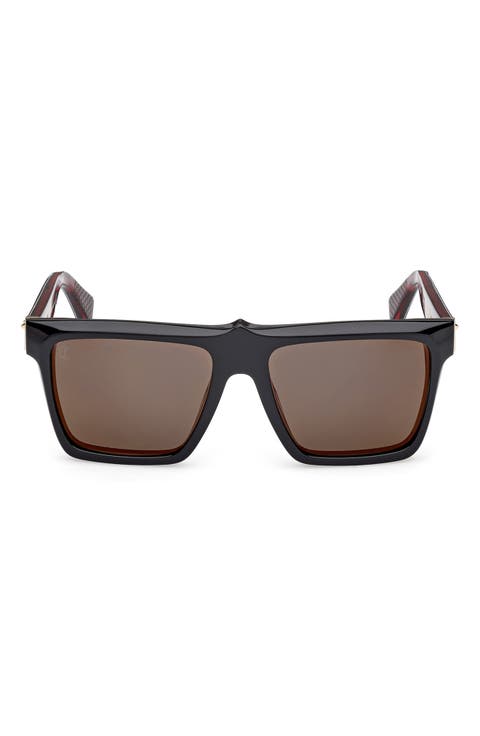 56mm Square Sunglasses