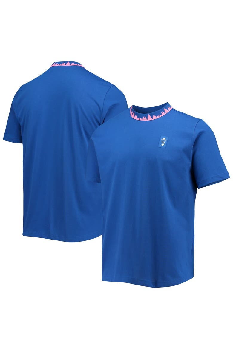 Men's adidas Blue Juventus Lifestyle T-Shirt, Main, color, Blue