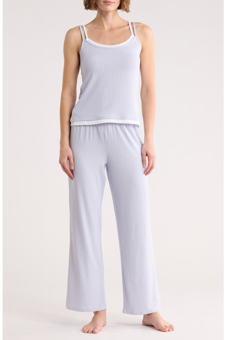 Layered Jersey Pajamas, Main, color, BLUE LOTUS