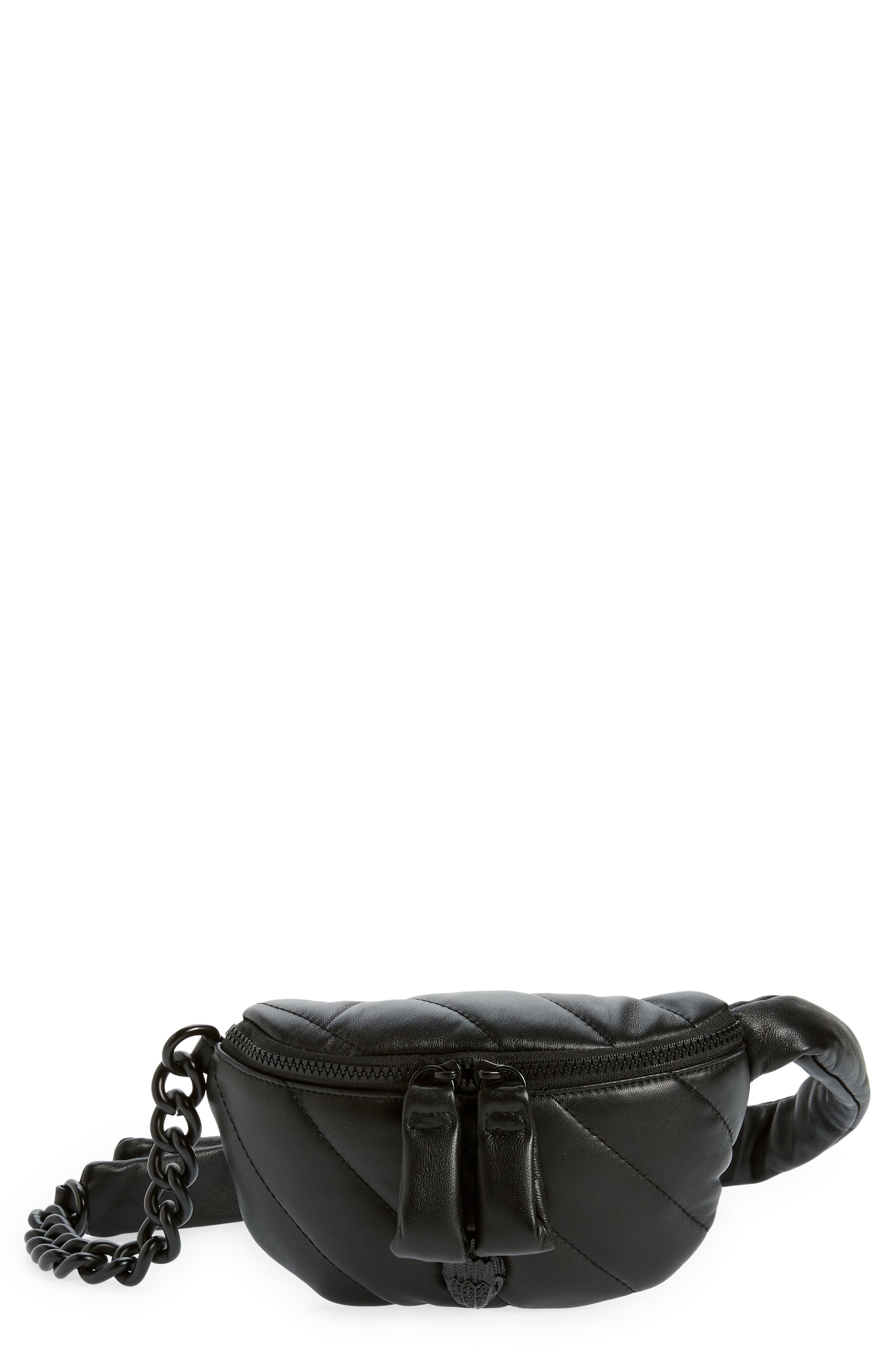Kurt Geiger London Small Soho Leather Belt Bag, Main, color, 