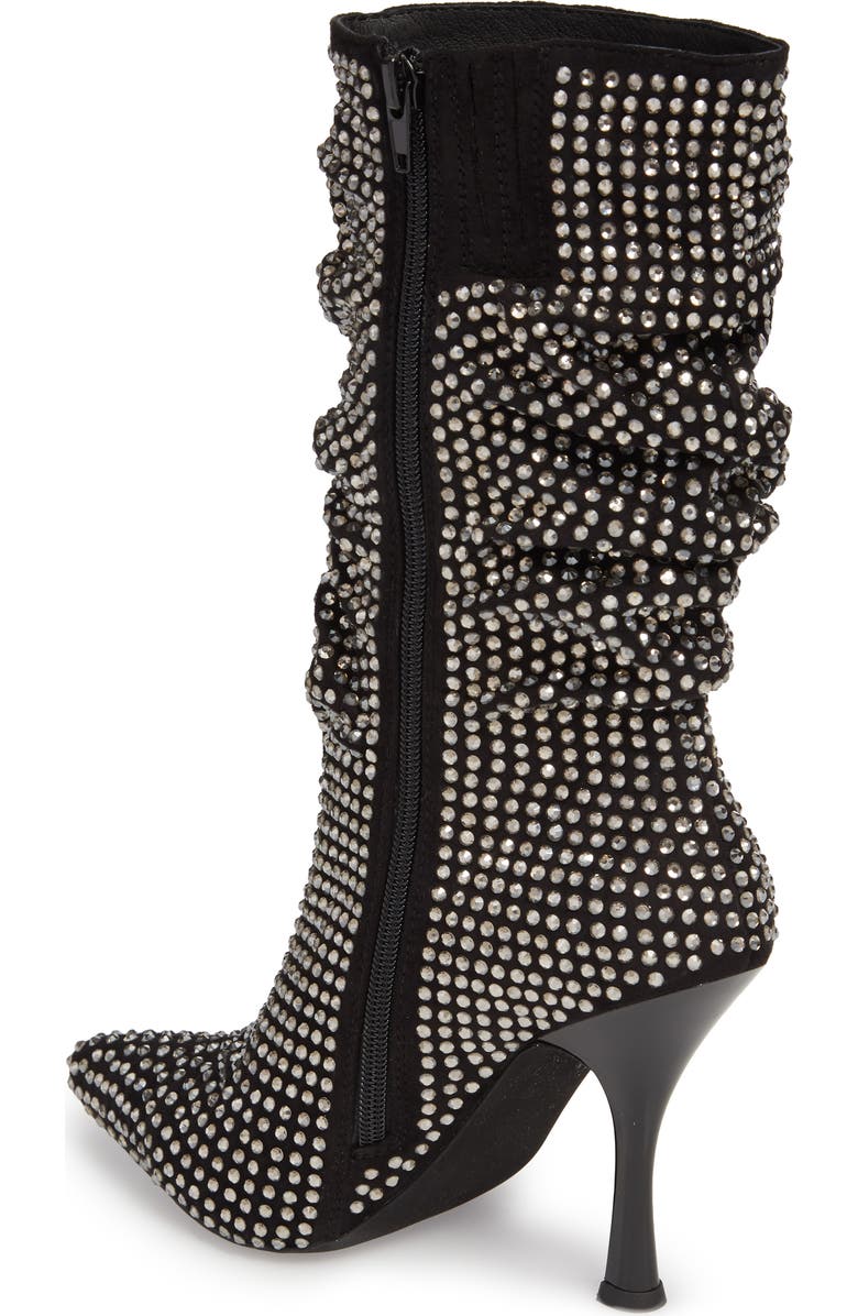 Jeffrey Campbell Die4U Crystal Embellished Slouch Boot, Alternate, color,