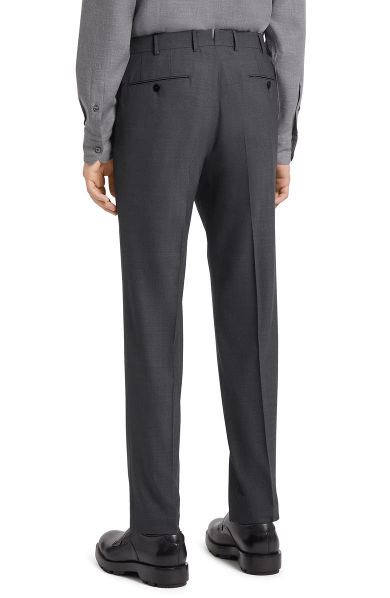 ZEGNA High Performance<sup>™</sup> Wool Trousers, Alternate, color, Grey
