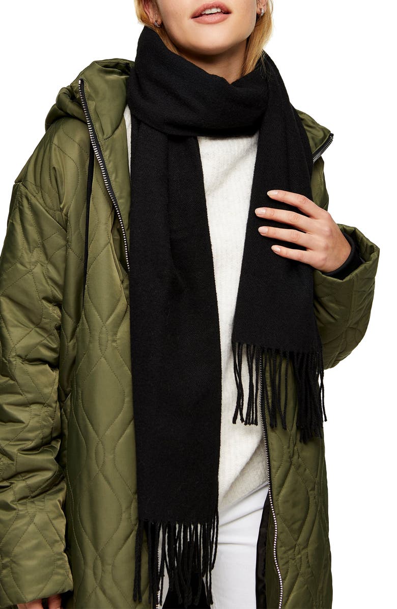 Topshop Supersoft Scarf, Main, color, 