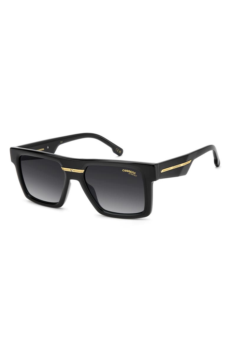 Carrera Eyewear Victory 55mm Gradient Rectangular Sunglasses, Alternate, color,