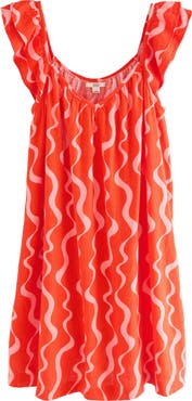 NEXT Ruffle Cap Sleeve Dress