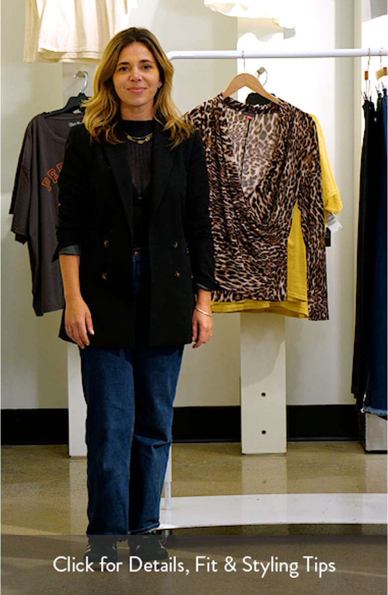 Wrap Front Knit Top, sales video thumbnail