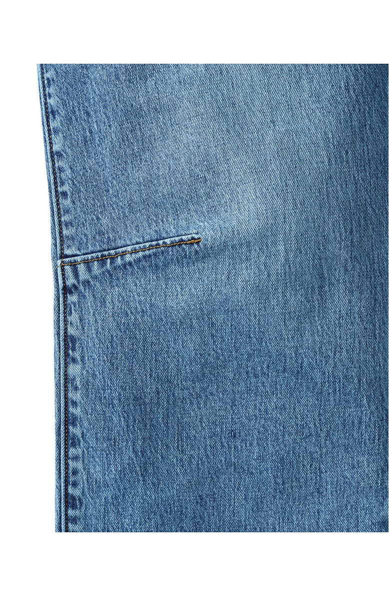 Lands' End Soft Denim Relaxed Barrel Leg Ankle Jeans, Alternate, color, 