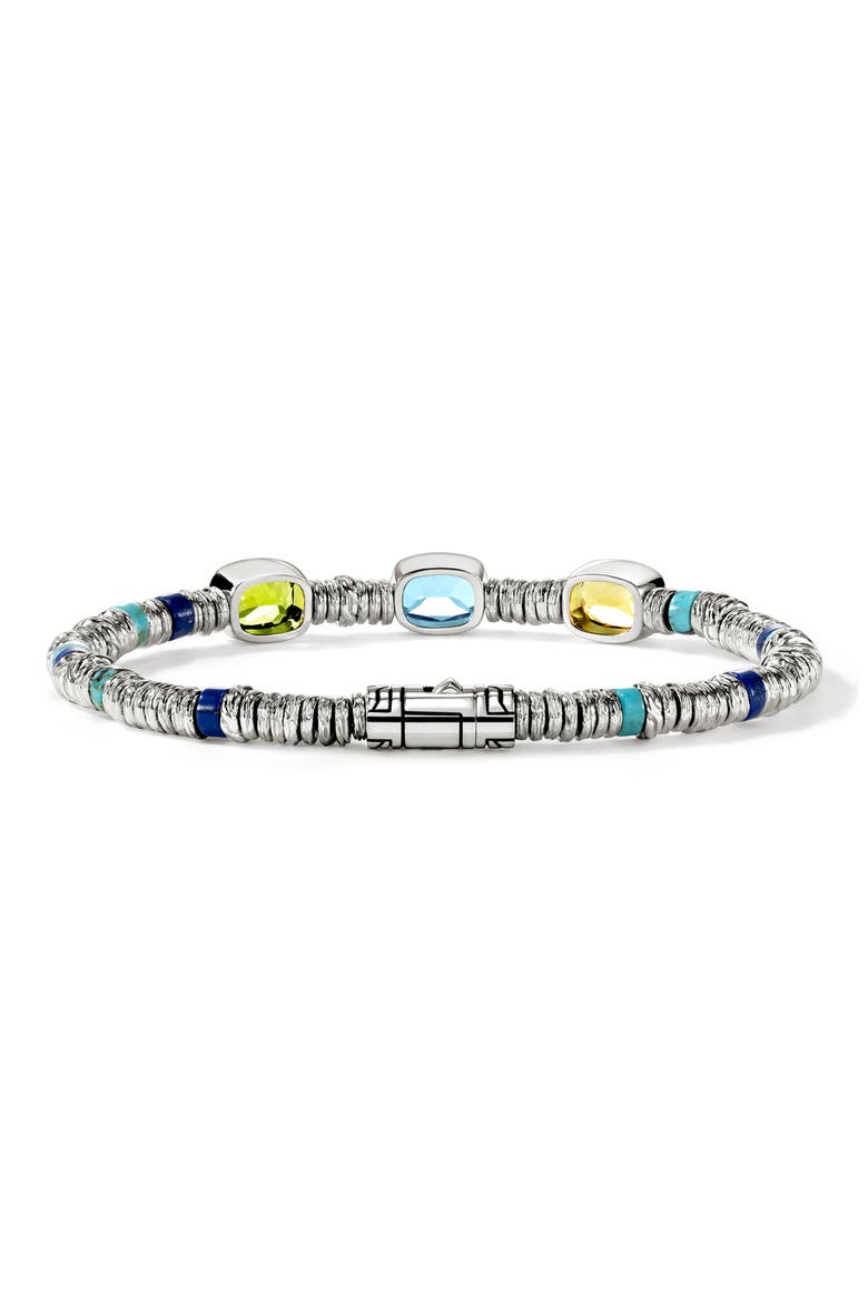 Heishi Bracelet, Alternate, color, PERIDOT