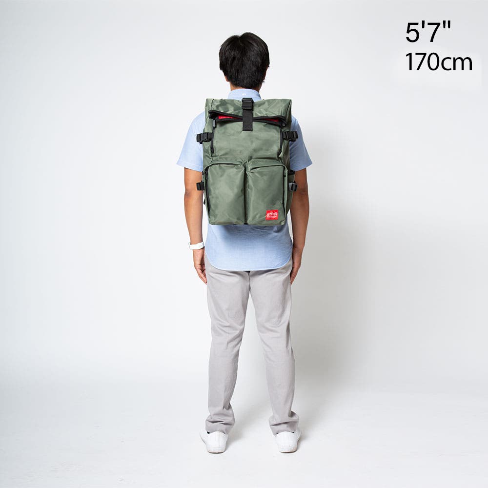 Flight Nylon Focus Backpack, Alternate, color, Olive