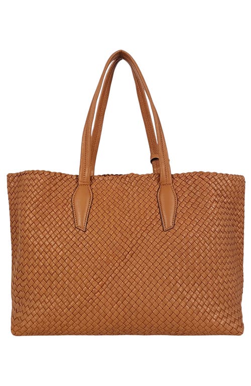 Lodis Marisa Woven Tote In Brown