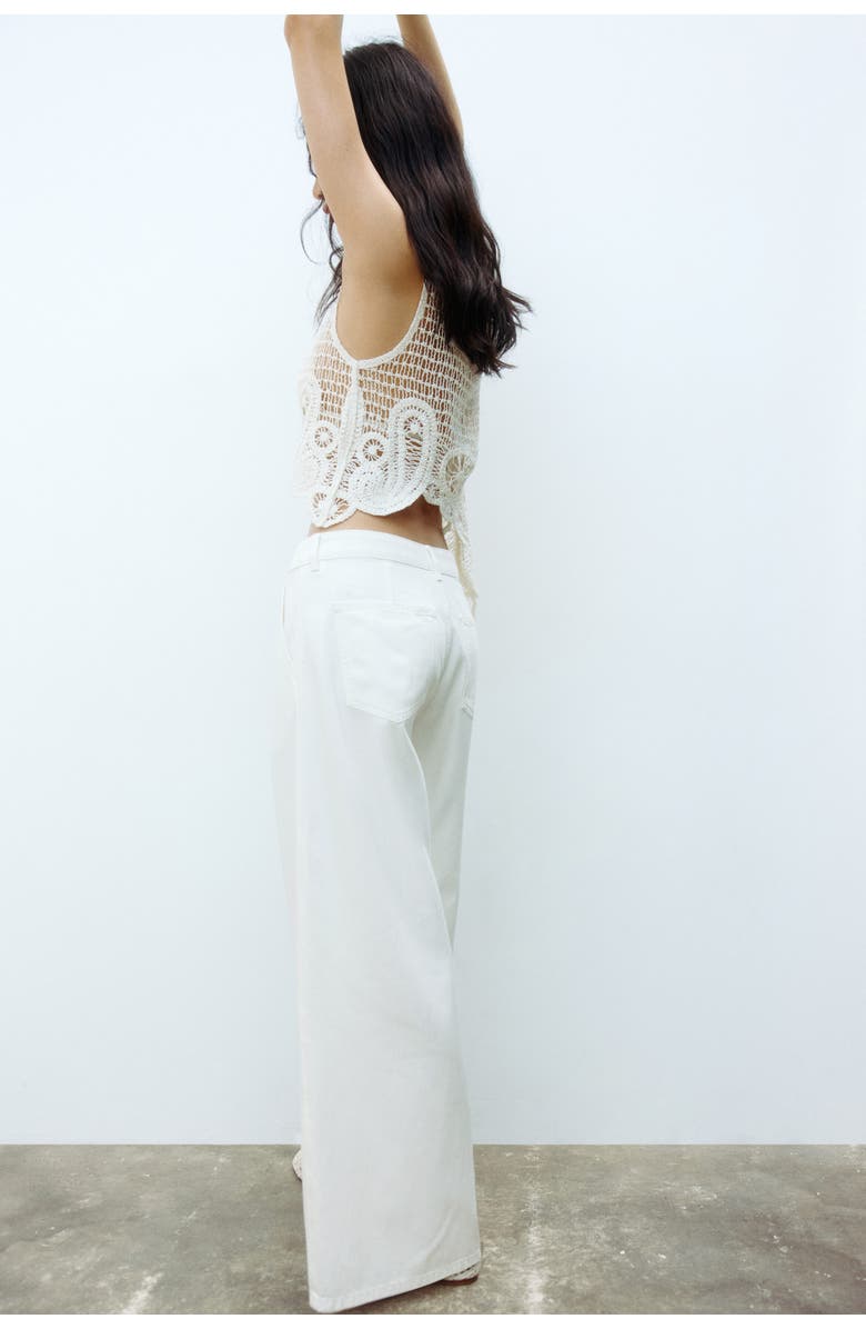 H&M Wide Regular Waist Jeans, Alternate, color, 