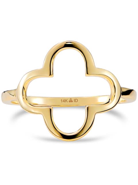 Clover Ring in 14K Gold