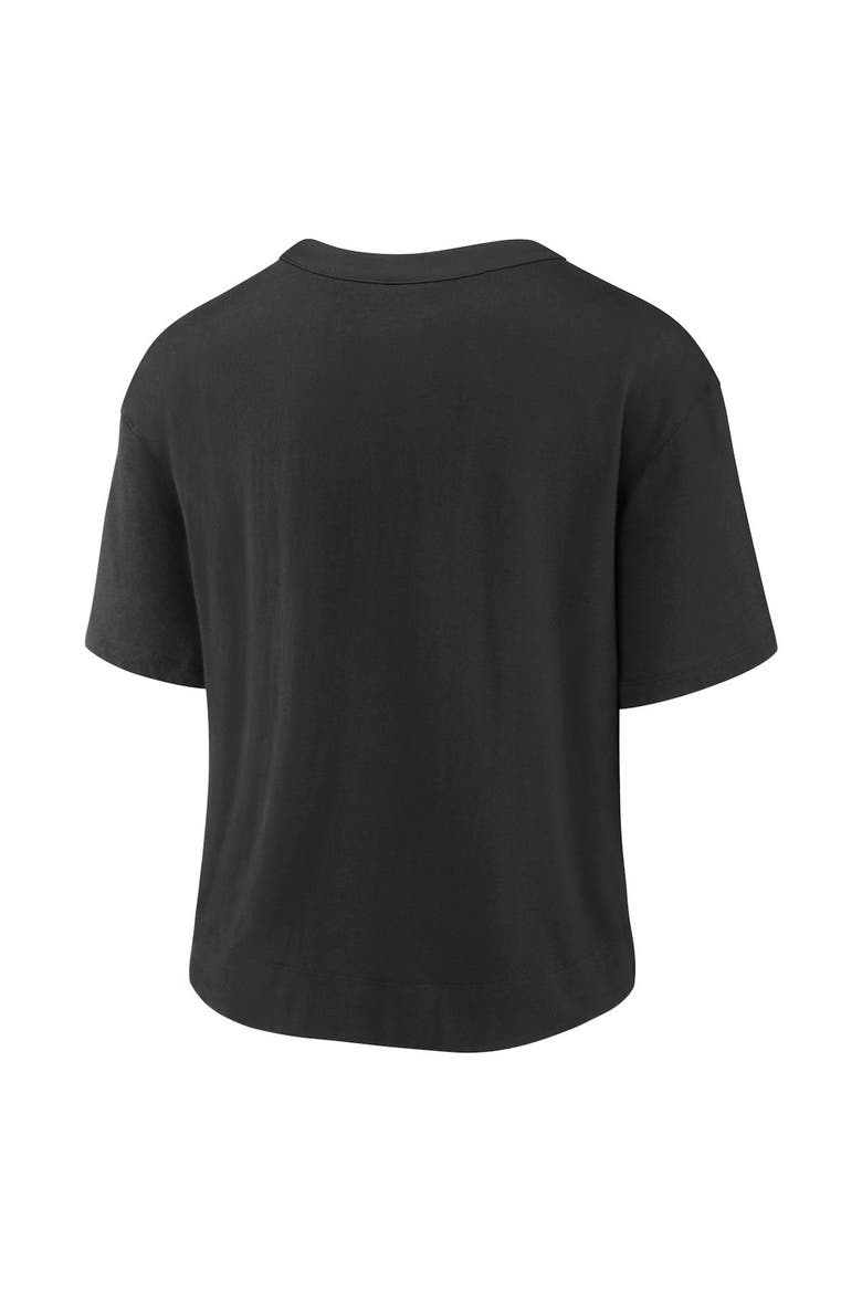 Women's Nike Black/White Arizona Cardinals High Hip Fashion T-Shirt, Alternate, color, Black
