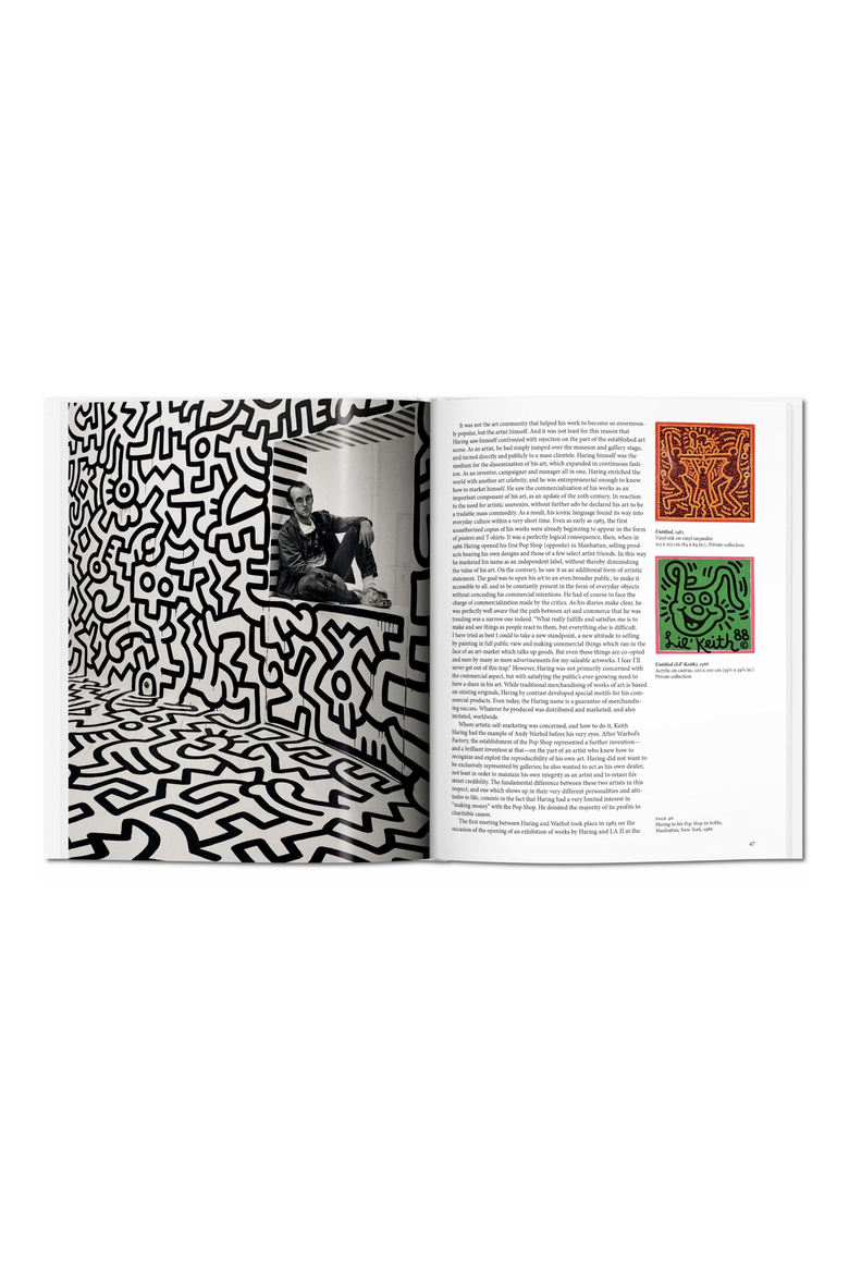 Haring Book, Alternate, color, White