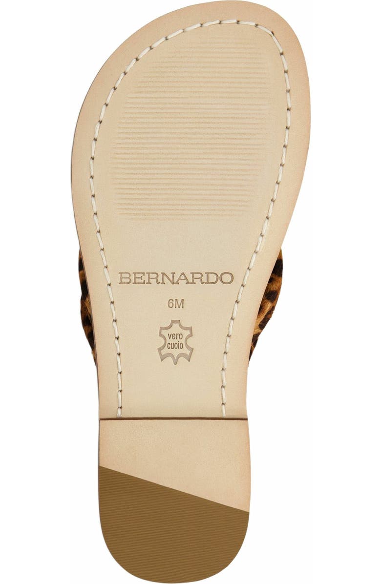 Bernardo Footwear Miami Haircalf Thong Sandal, Alternate, color,