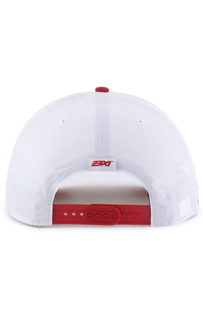 '47 Men's '47 White/Red Tyler Reddick brrr° 23XI Rope Hitch Adjustable Hat, Alternate, color, White