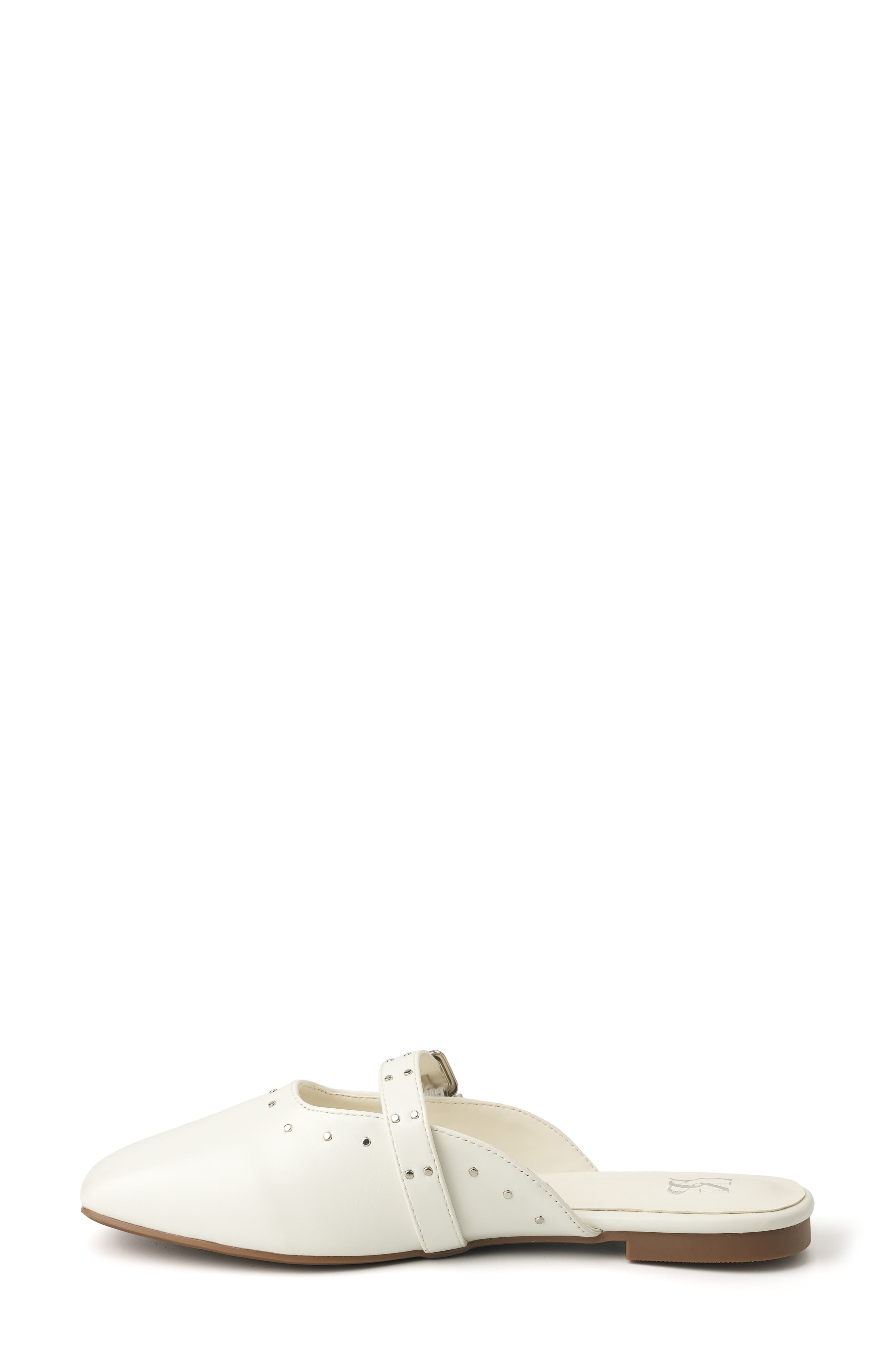 NEW YORK AND COMPANY Lyanna Mary Jane Mule, Alternate, color, White