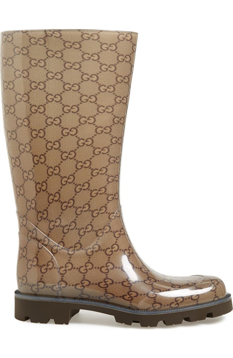 Gucci 'Edimburg GG' Rain Boot, Alternate, color,