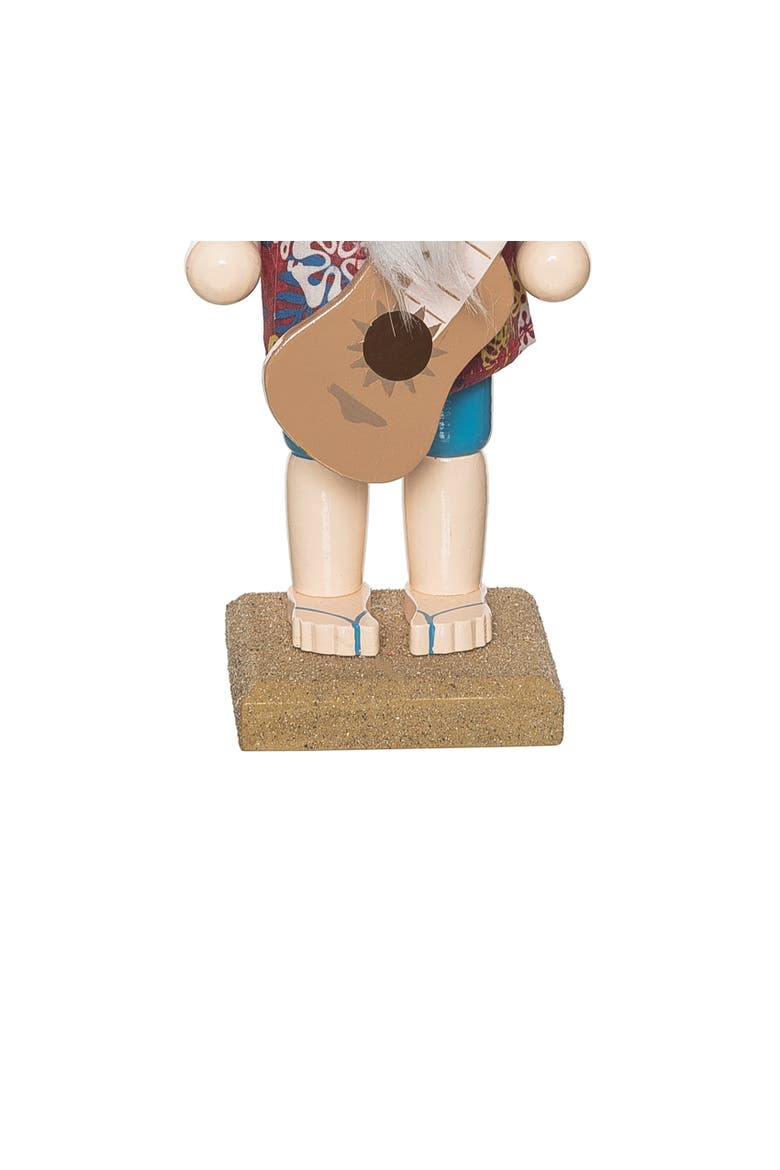 Nutcracker W/Guitar Figurine, Alternate, color, Red