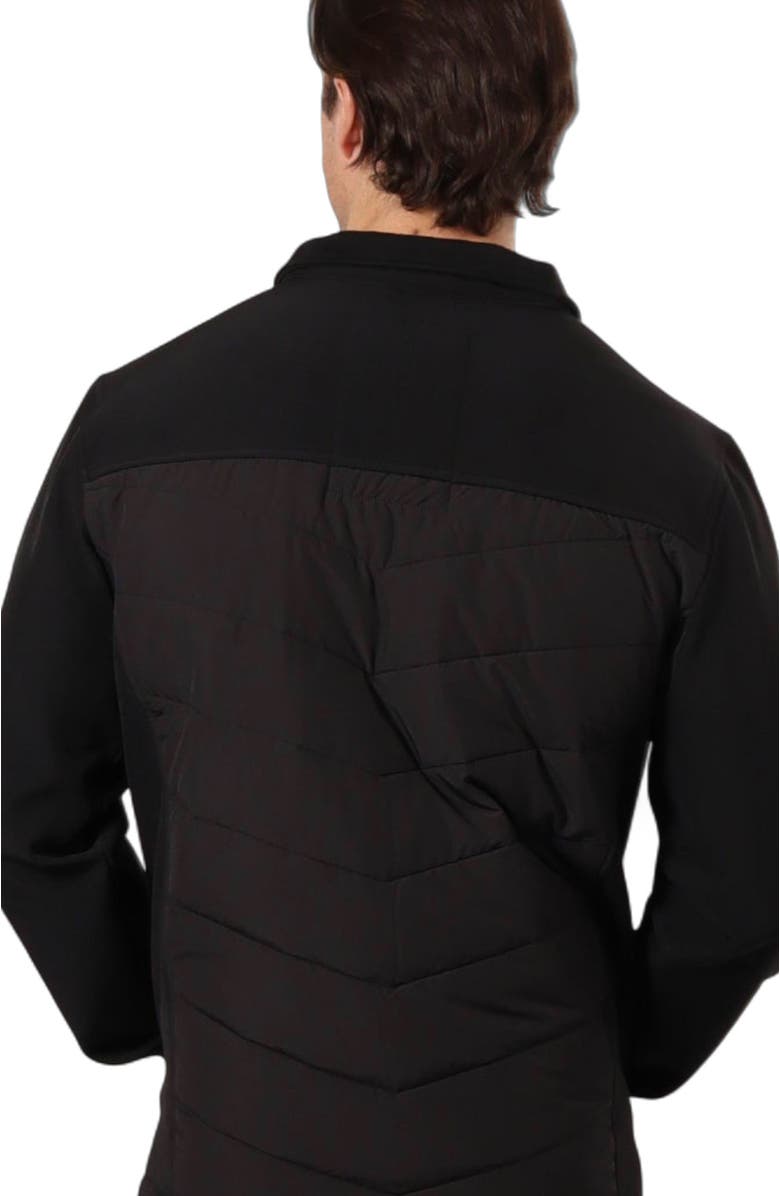 CANADA WEATHER GEAR Men's Hybrid Softshell Puffer Jacket, Alternate, color, 