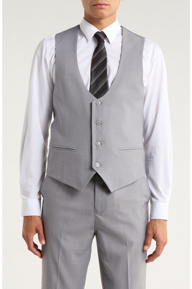 Stretch 3-Piece Suit, Alternate, color, LIGHT GREY