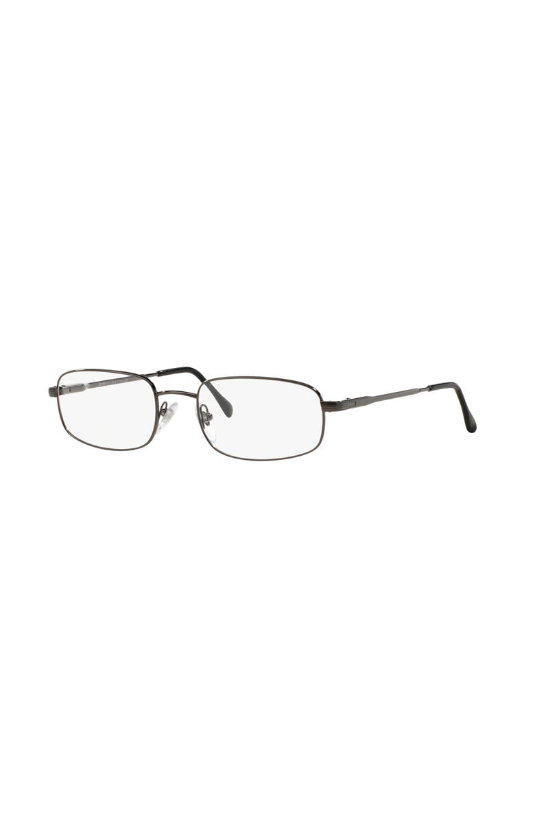 Sferoflex 53mm Rectangle optical glasses, Main, color, Silver